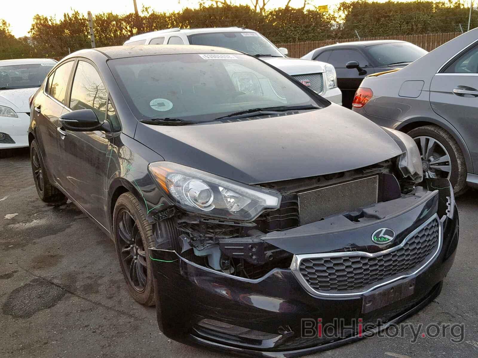 Photo KNAFX4A84E5071386 - KIA FORTE EX 2014