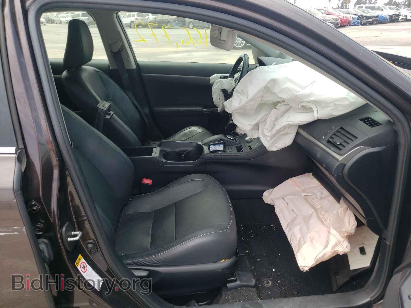 2012 LEXUS CT 200 - VIN: JTHKD5BH9C2046172 - Фото 5