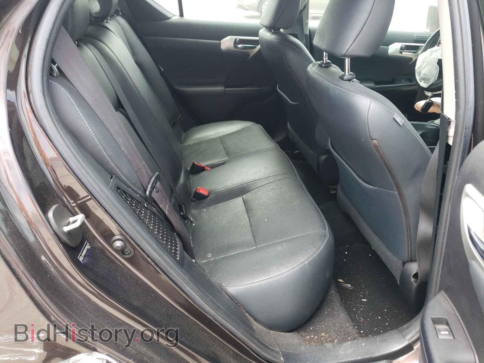 2012 LEXUS CT 200 - VIN: JTHKD5BH9C2046172 - Фото 6