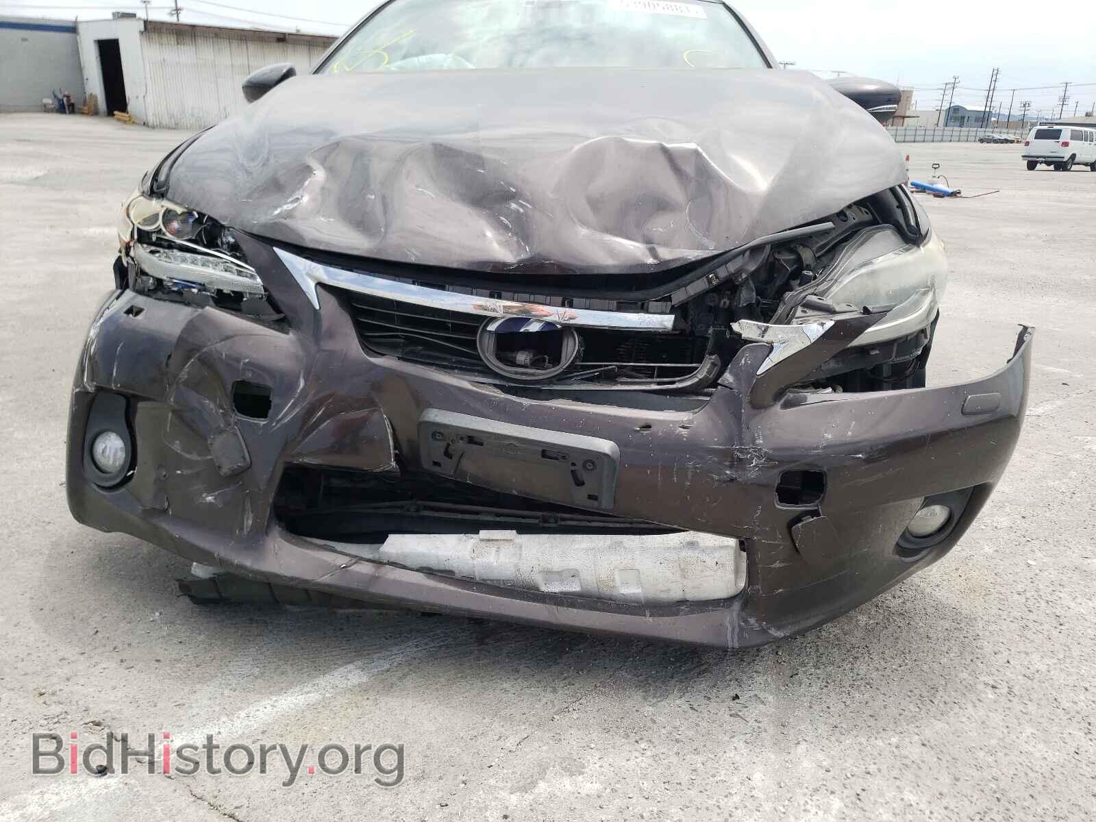 2012 LEXUS CT 200 - VIN: JTHKD5BH9C2046172 - Фото 9