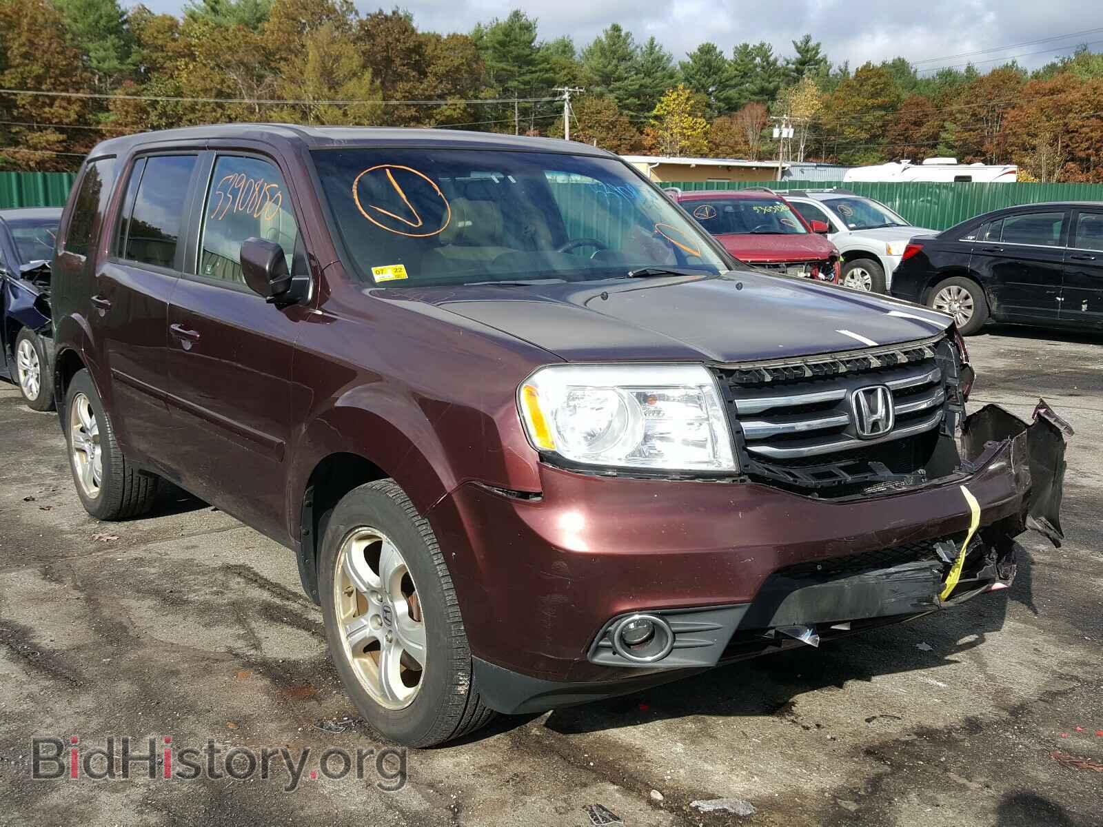 Photo 5FNYF4H54CB071135 - HONDA PILOT 2012