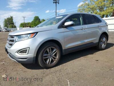 2016 Ford EDGE SEL, silver — VIN 2FMPK4J93GBB46796, Copart