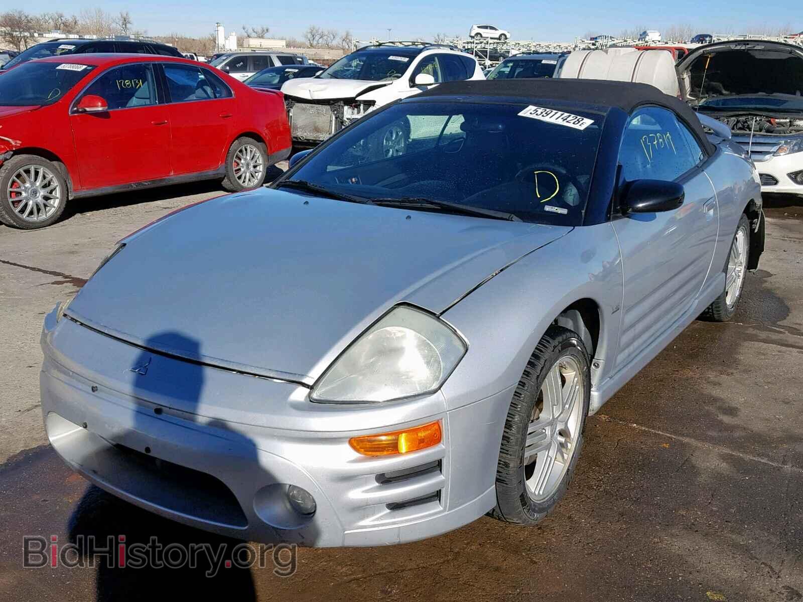 2004 MITSUBISHI ECLIPSE - VIN: 4A3AE55H44E096626 - Фото 2