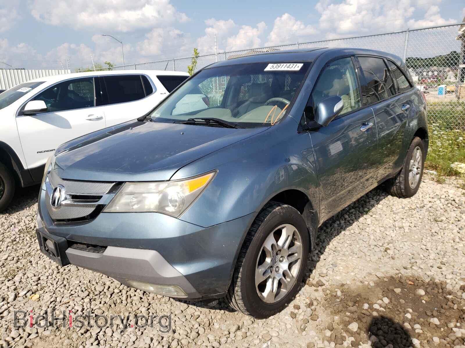 2007 ACURA MDX - VIN: 2HNYD28337H518606 - Фото 2