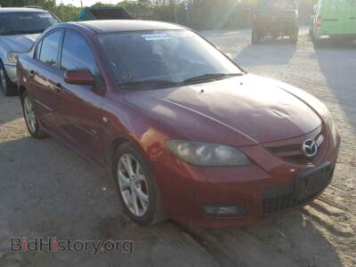 2008 Mazda 3 S, красный — VIN JM1BK323781172401, Copart