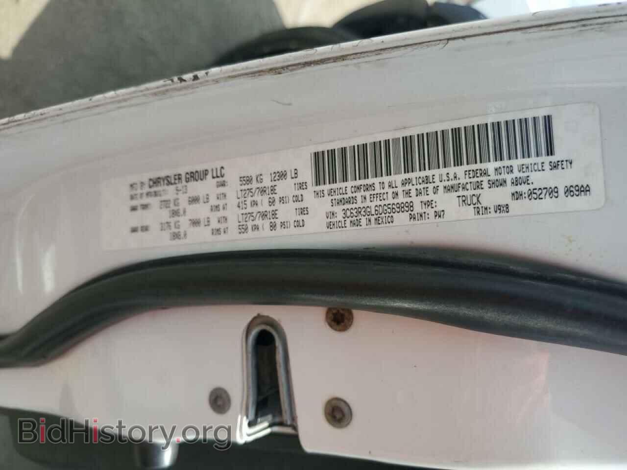 2013 RAM All Models - VIN: 3C63R3GL6DG569898 - Photo 12