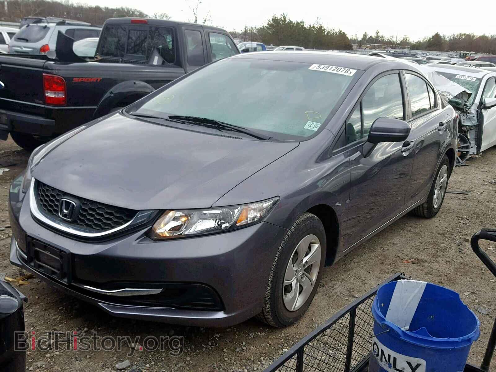 2014 HONDA CIVIC LX - VIN: 19XFB2F5XEE234826 - Фото 2