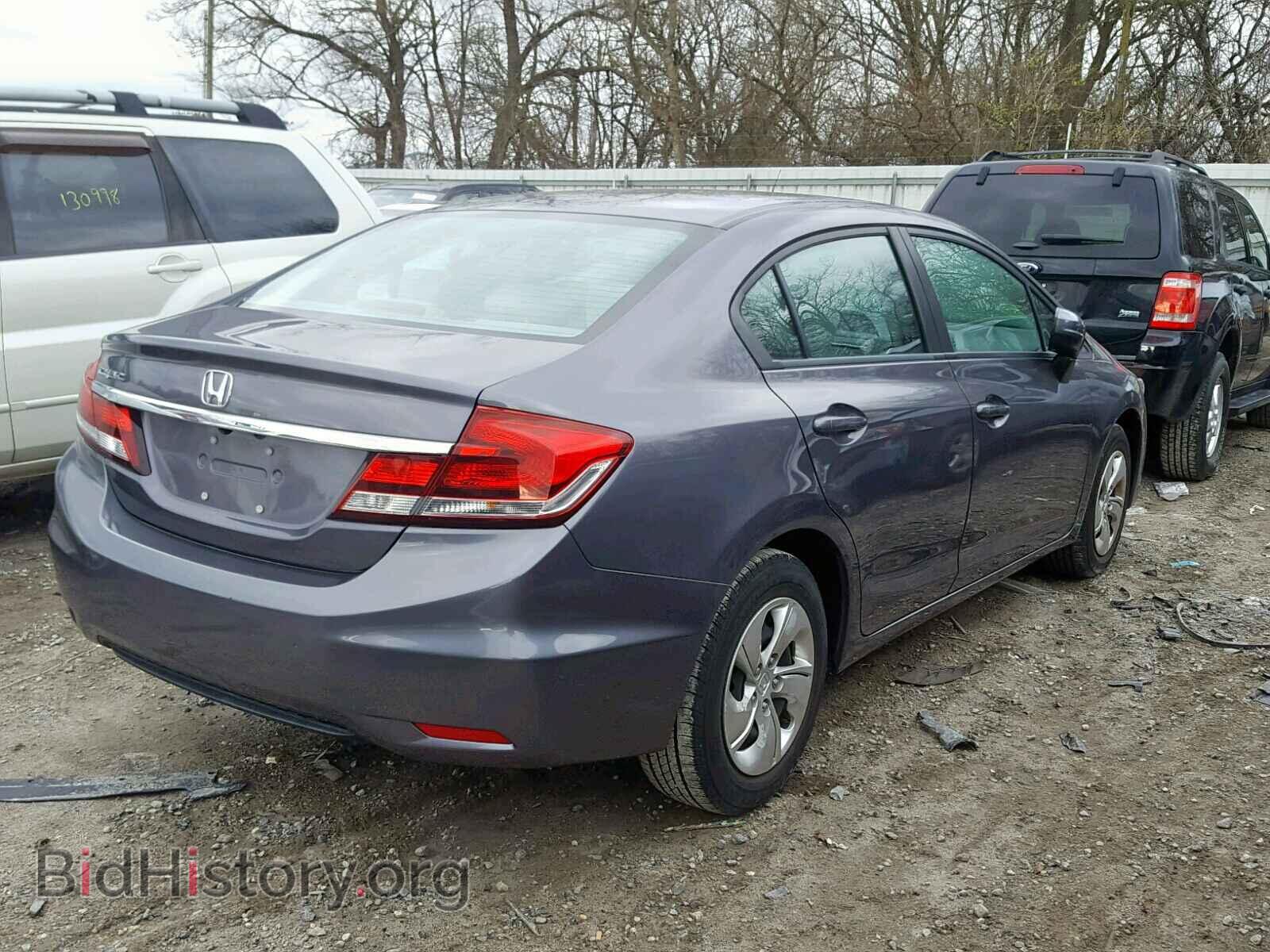 2014 HONDA CIVIC LX - VIN: 19XFB2F5XEE234826 - Фото 4