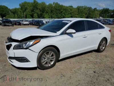 2015 Hyundai SONATA SE, white — VIN 5NPE24AF8FH249877, Copart