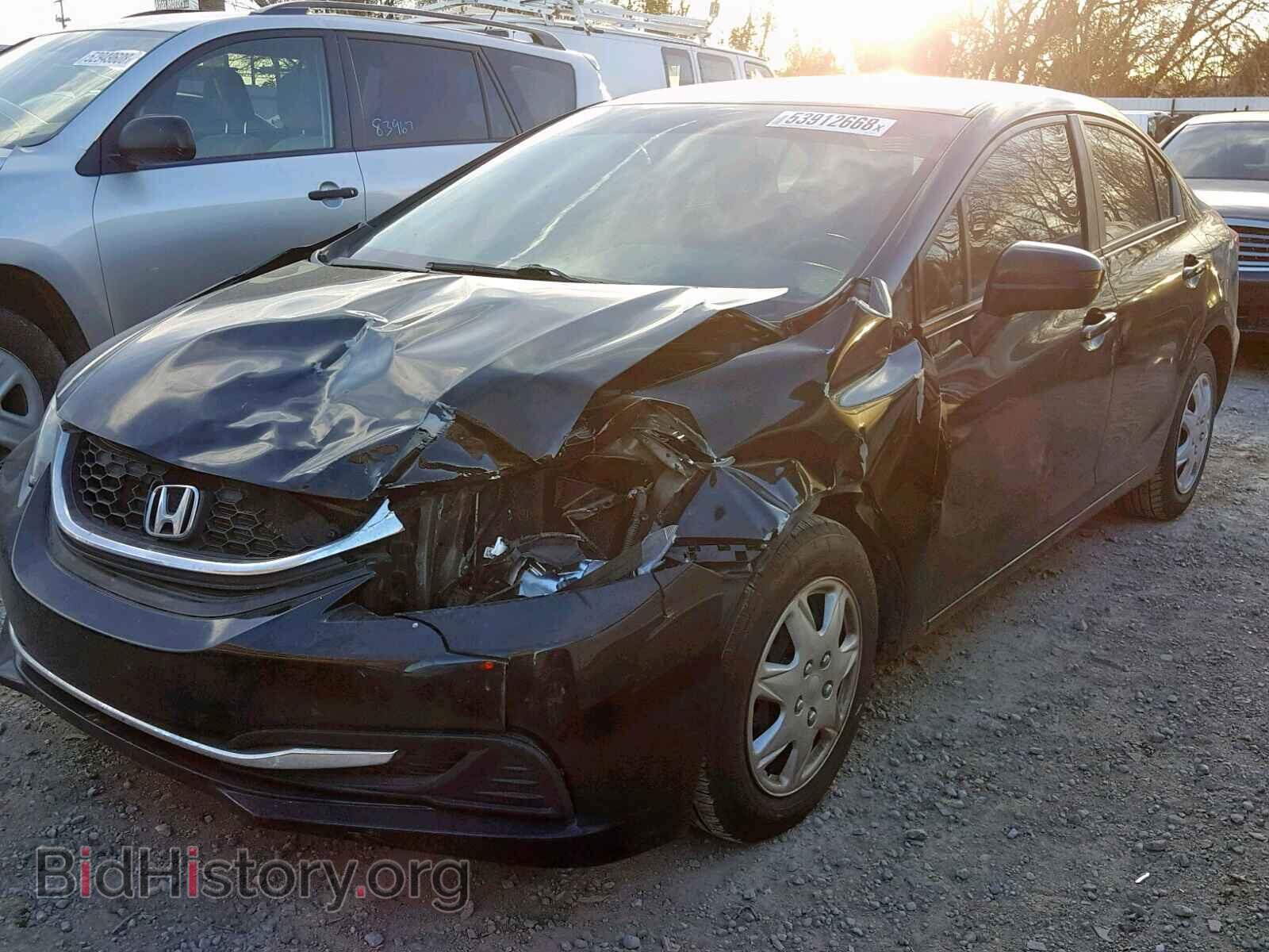 2014 HONDA CIVIC LX - VIN: 19XFB2E58EE059400 - Фото 2