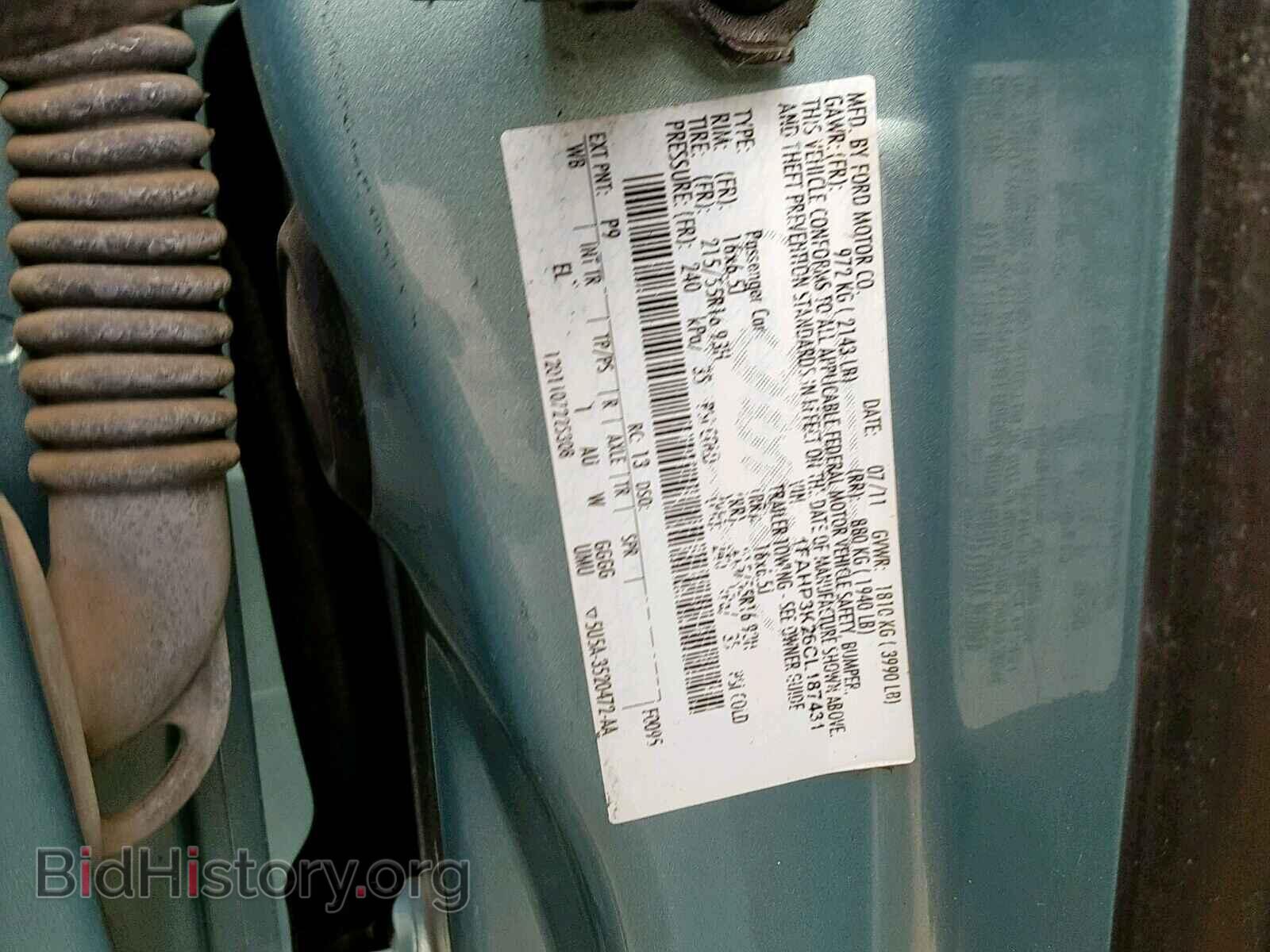 2012 FORD FOCUS - VIN: 1FAHP3K26CL187431 - Photo 10