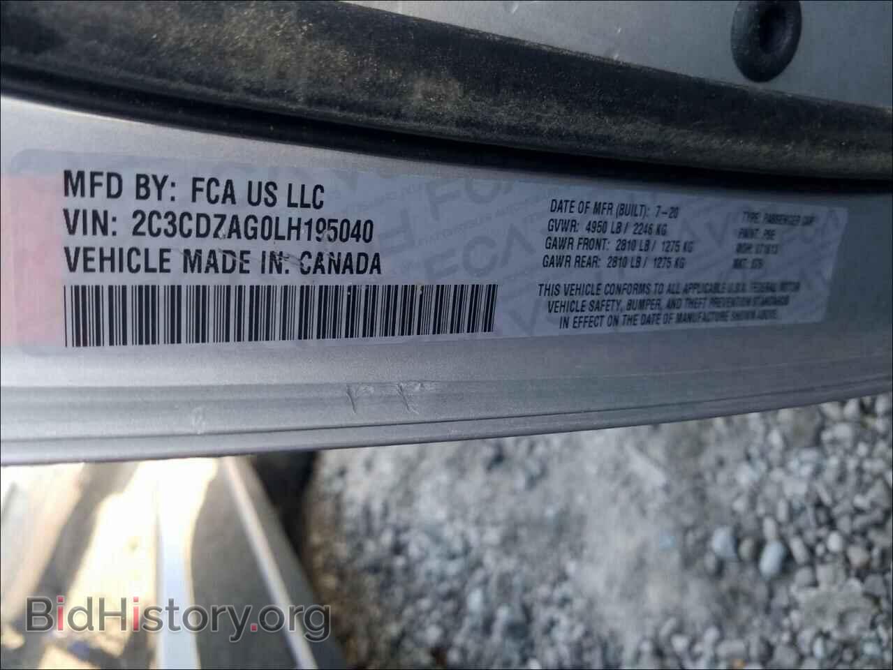 2020 DODGE CHALLENGER - VIN: 2C3CDZAG0LH195040 - Фото 10