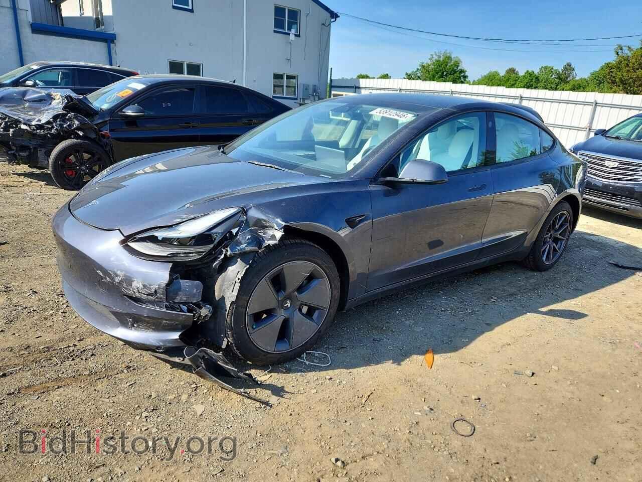 Photo 5YJ3E1EB4NF203190 - TESLA MODEL 3 2022