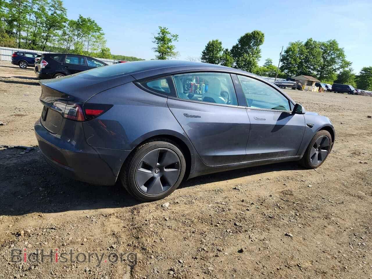 2022 TESLA MODEL 3 - VIN: 5YJ3E1EB4NF203190 - Фото 3