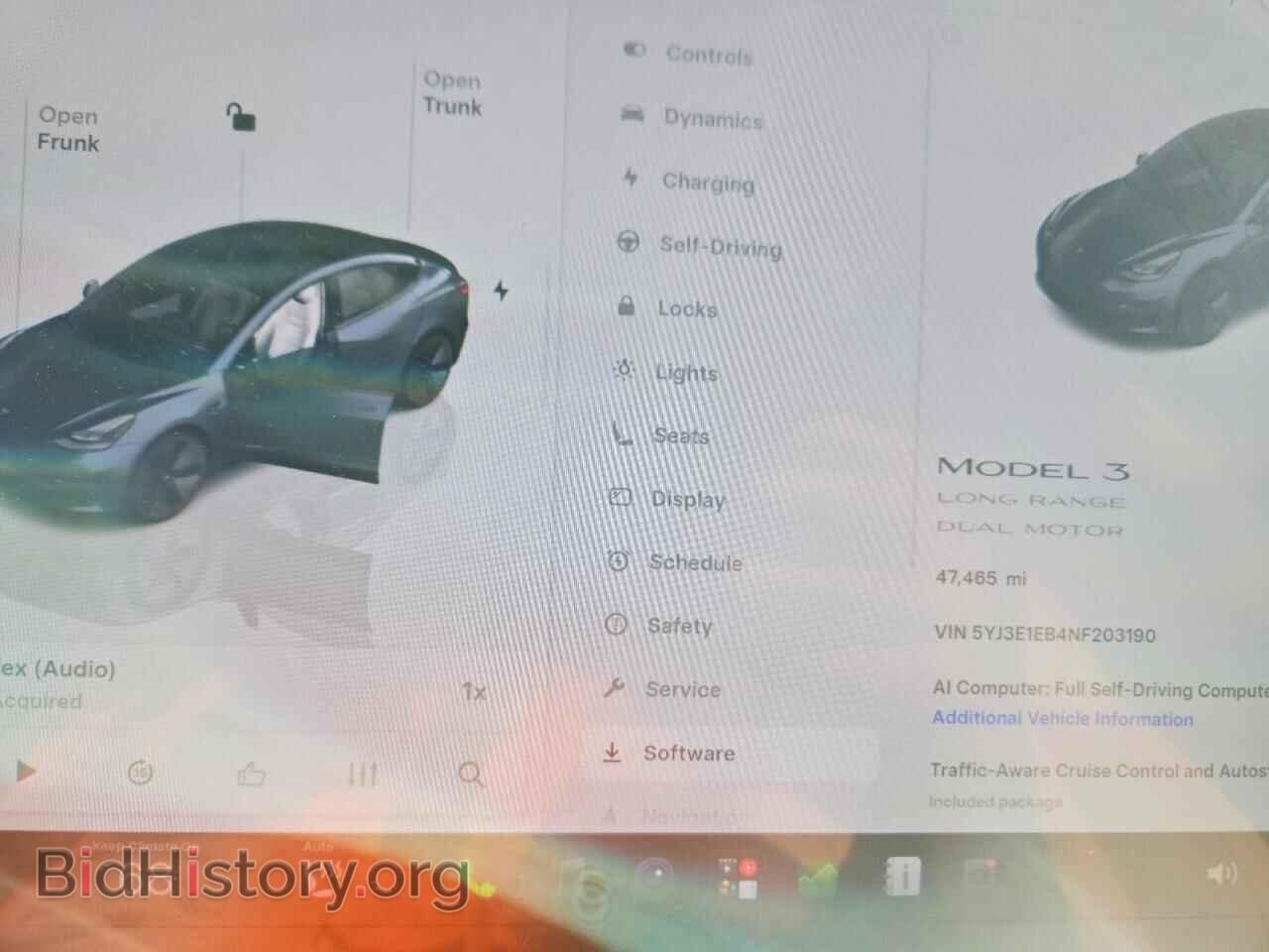 2022 TESLA MODEL 3 - VIN: 5YJ3E1EB4NF203190 - Фото 9