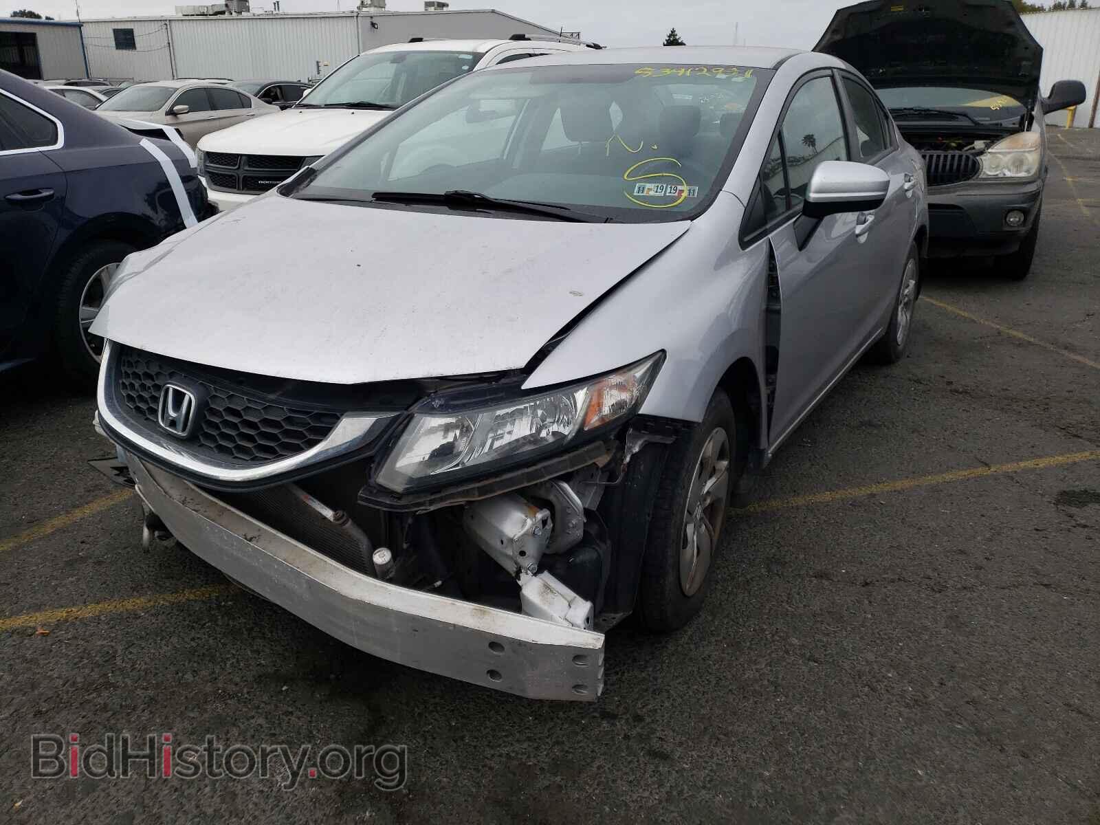 2014 HONDA CIVIC - VIN: 19XFB2F55EE051592 - Фото 2