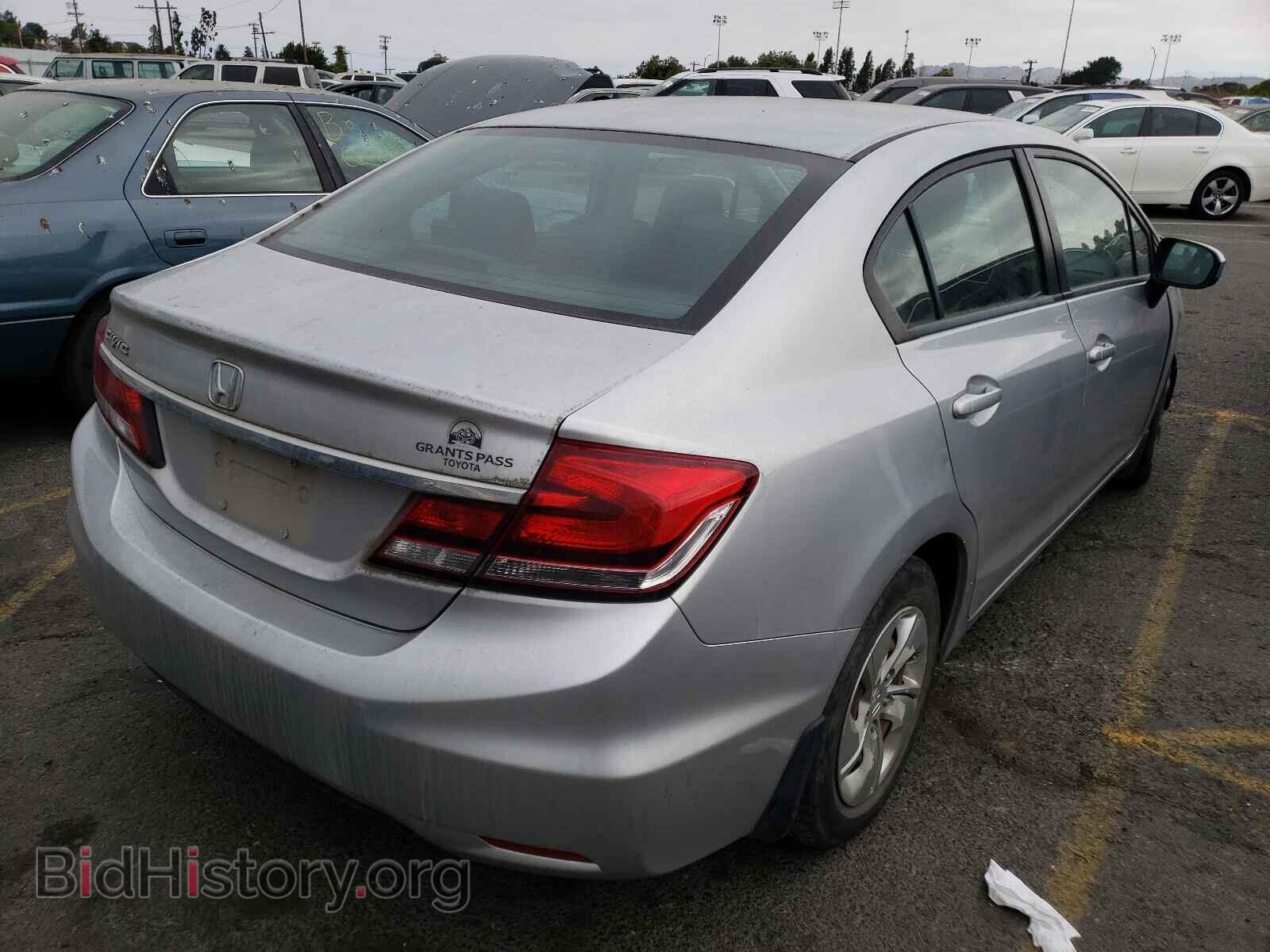 2014 HONDA CIVIC - VIN: 19XFB2F55EE051592 - Фото 4