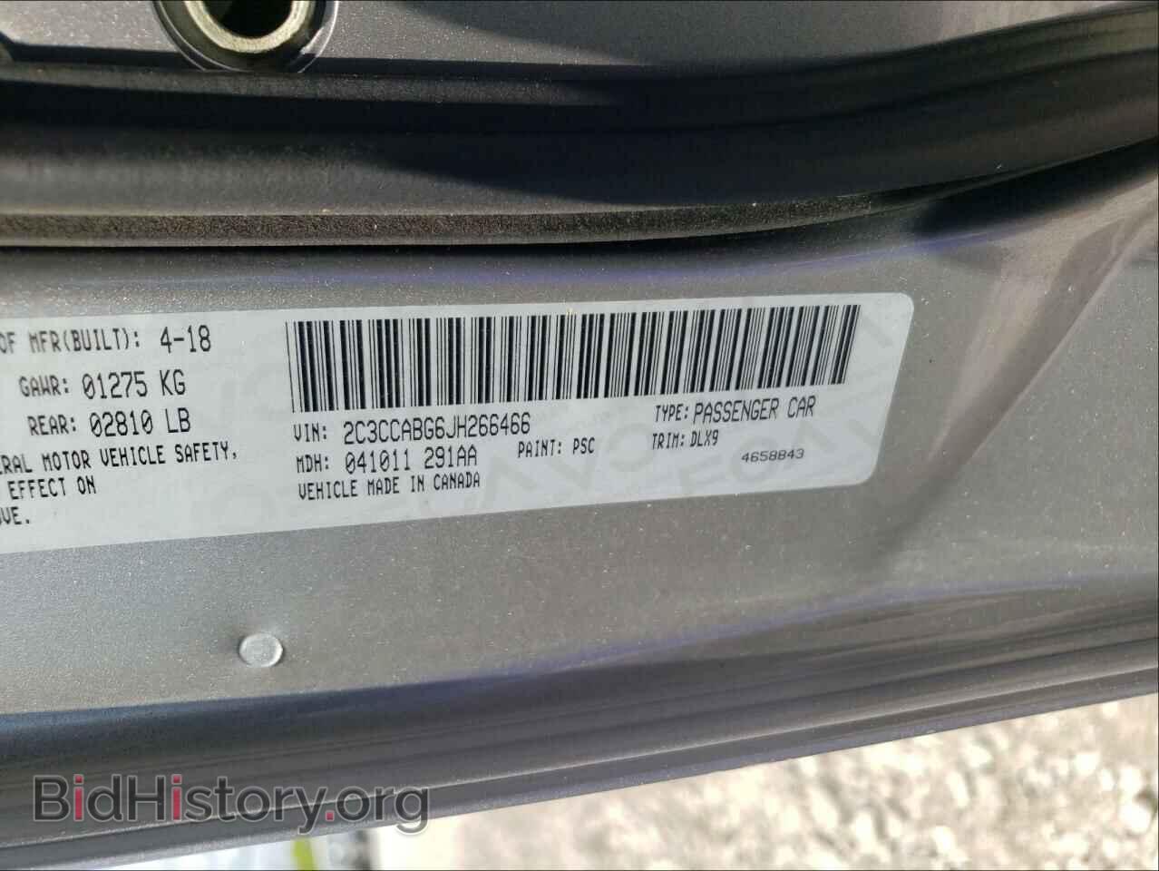 2018 CHRYSLER 300 - VIN: 2C3CCABG6JH266466 - Фото 10