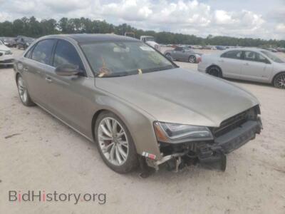 2012 Audi A8 A8 L Quatt, tan — VIN WAURVAFD6CN012909, Copart