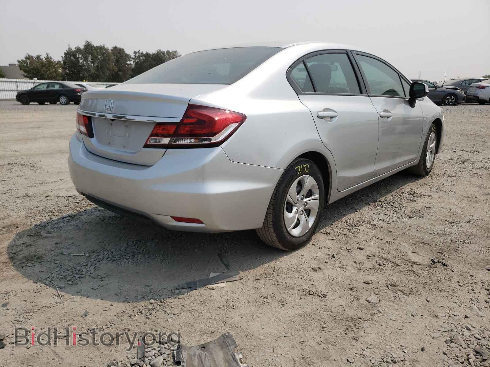 2013 HONDA CIVIC - VIN: 19XFB2E52DE090625 - Фото 4