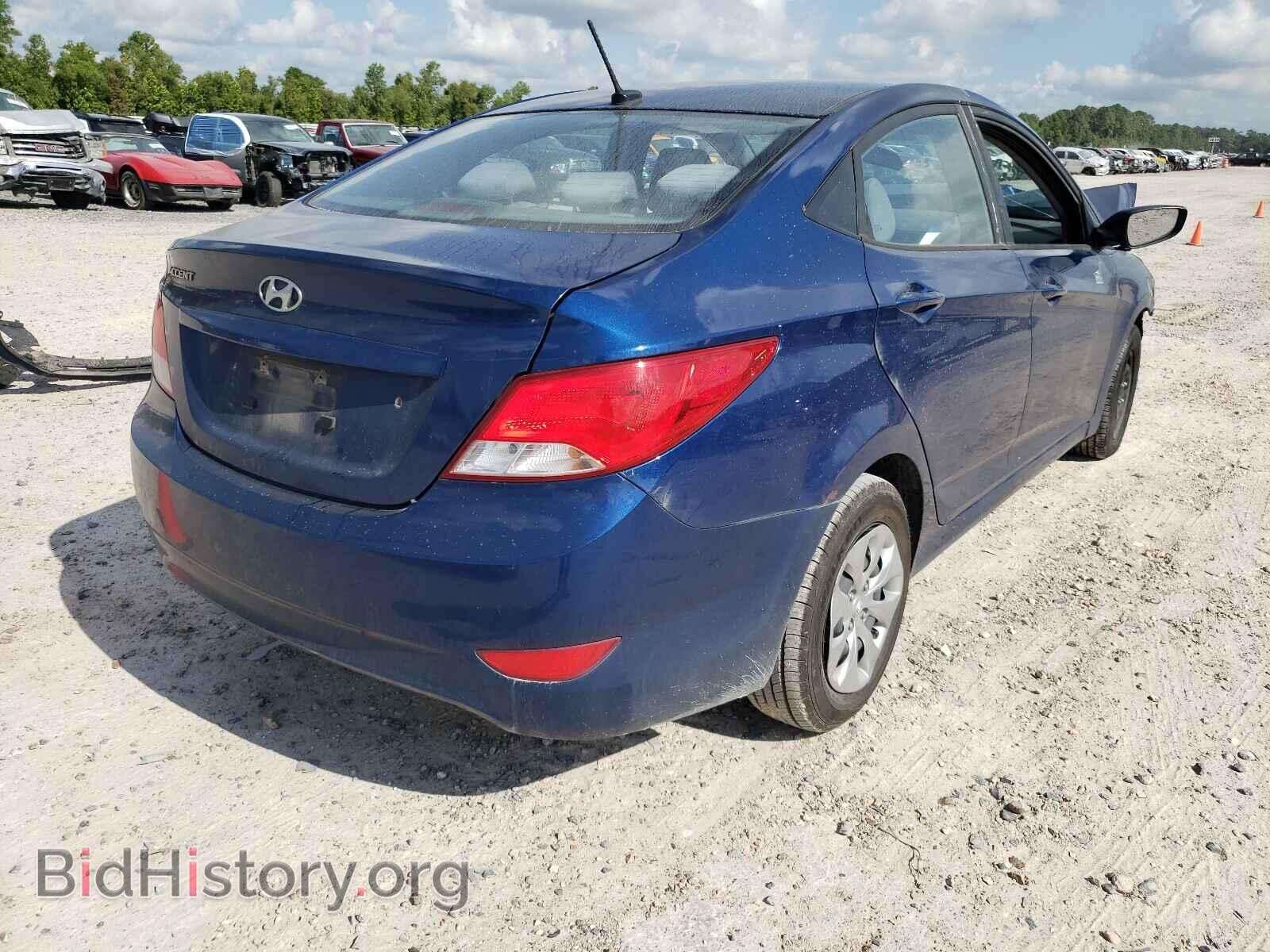 2016 HYUNDAI ACCENT - VIN: KMHCT4AE0GU124628 - Фото 4