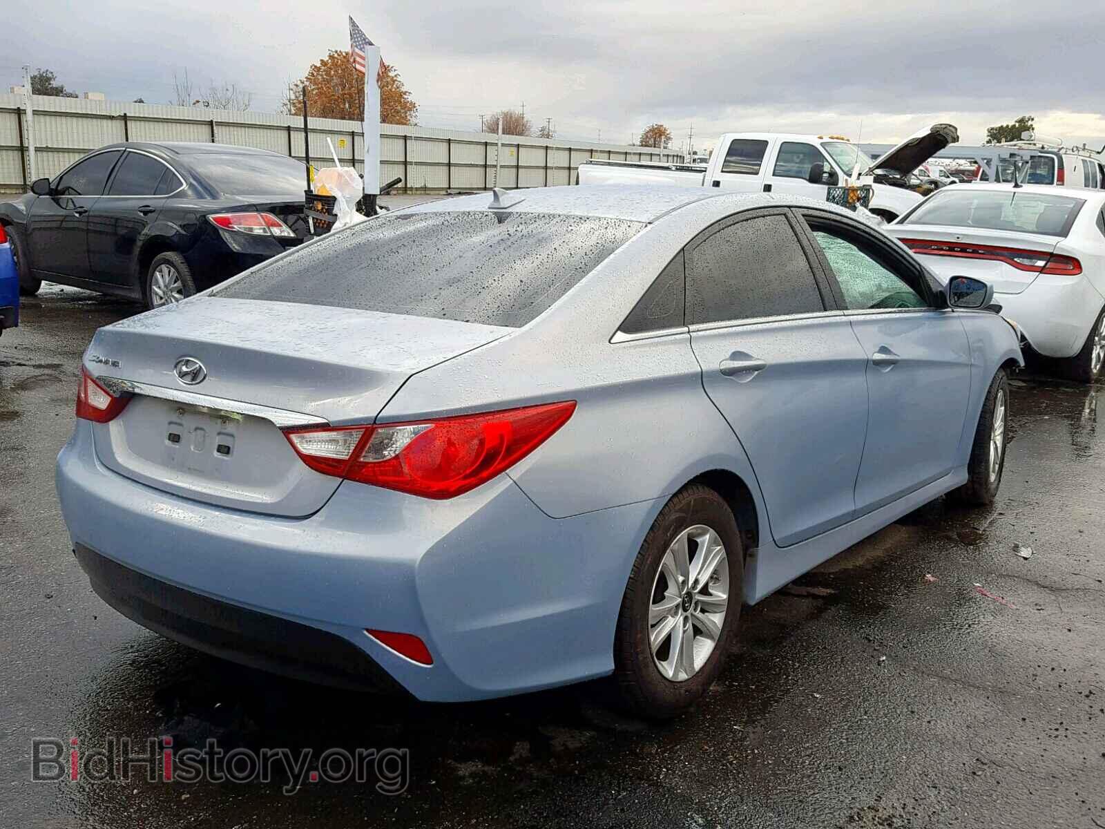 2014 HYUNDAI SONATA - VIN: 5NPEB4AC5EH842097 - Фото 4