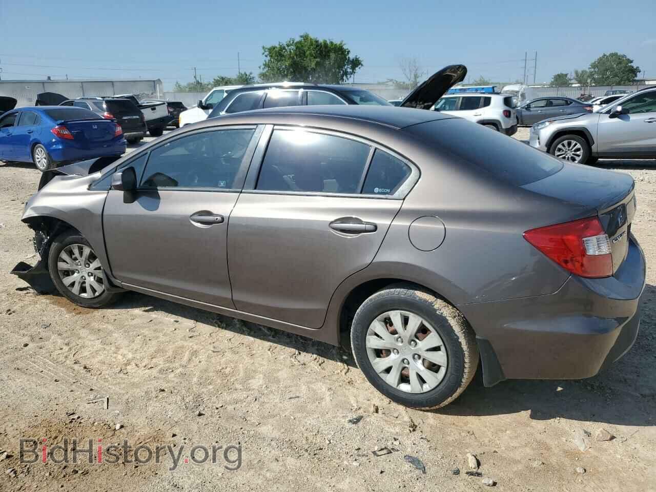 2012 HONDA CIVIC - VIN: 2HGFB2F51CH610316 - Фото 2
