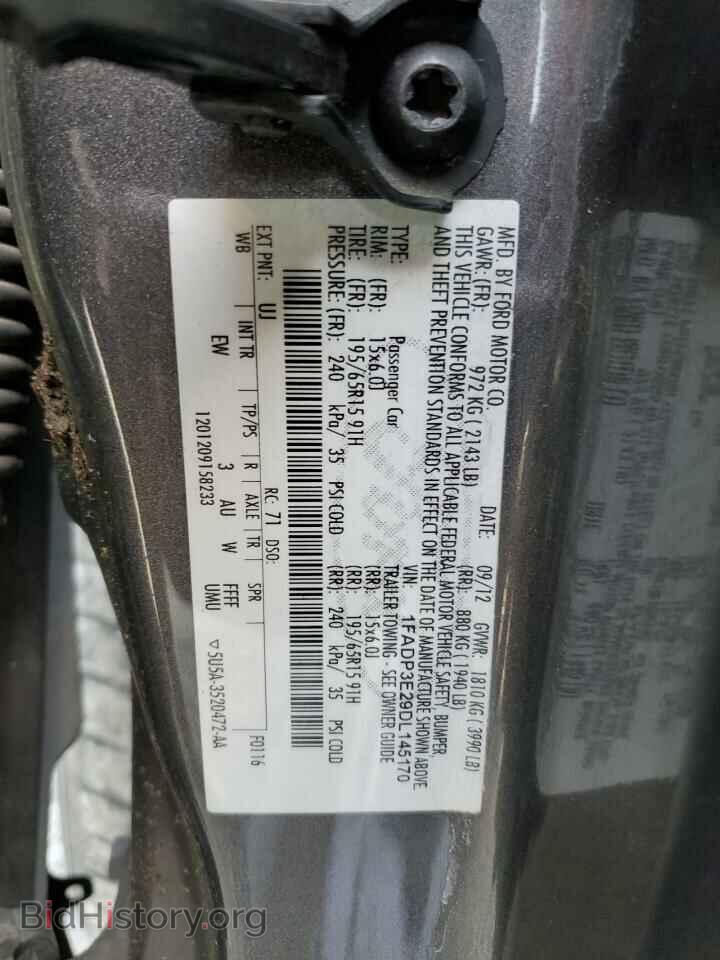 2013 FORD FOCUS - VIN: 1FADP3E29DL145170 - Фото 12