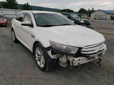 2013 Ford TAURUS Taurus SEL, white — VIN 1FAHP2E84DG135686, Copart