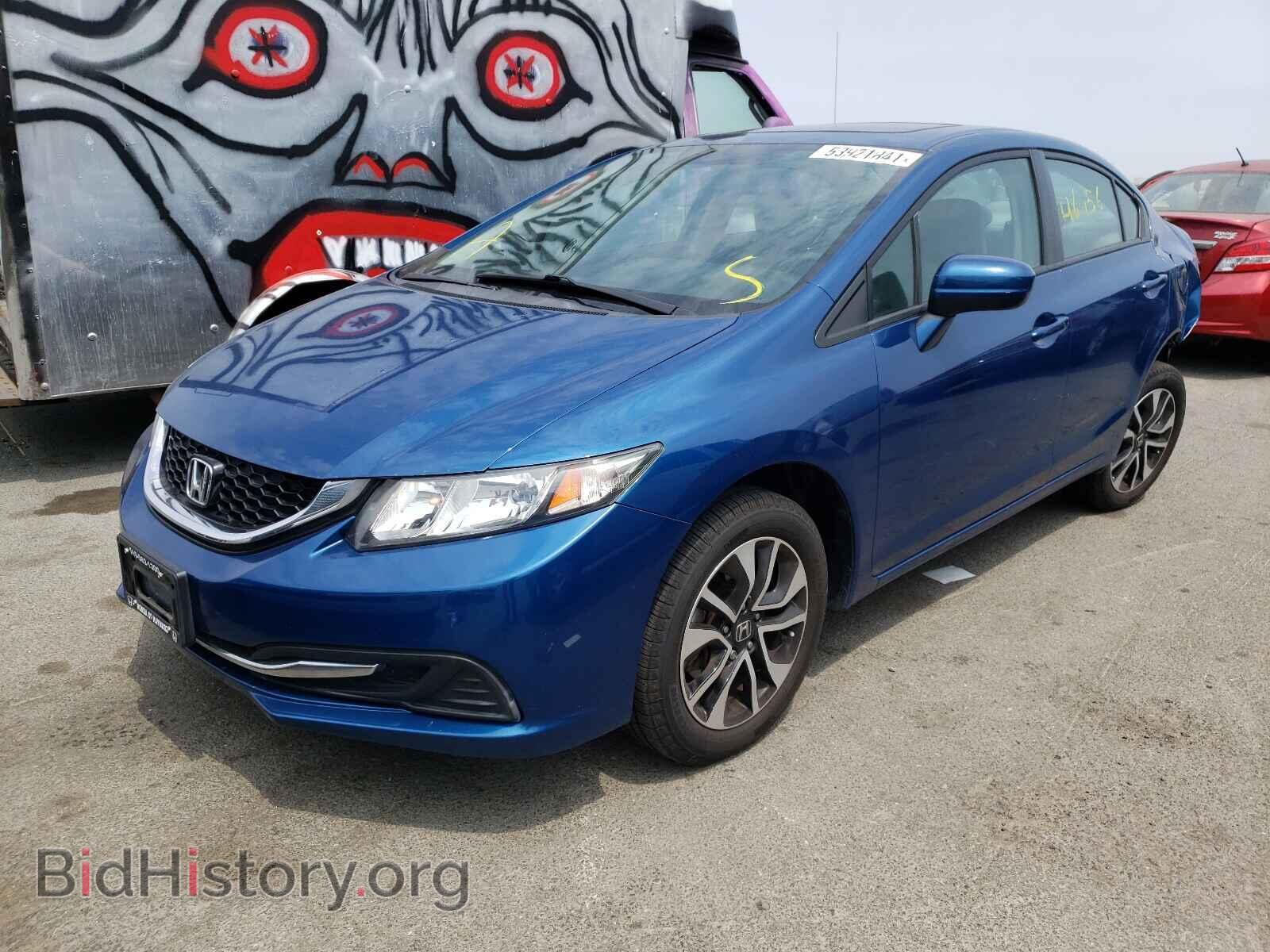 2015 HONDA CIVIC - VIN: 2HGFB2F86FH511117 - Фото 2