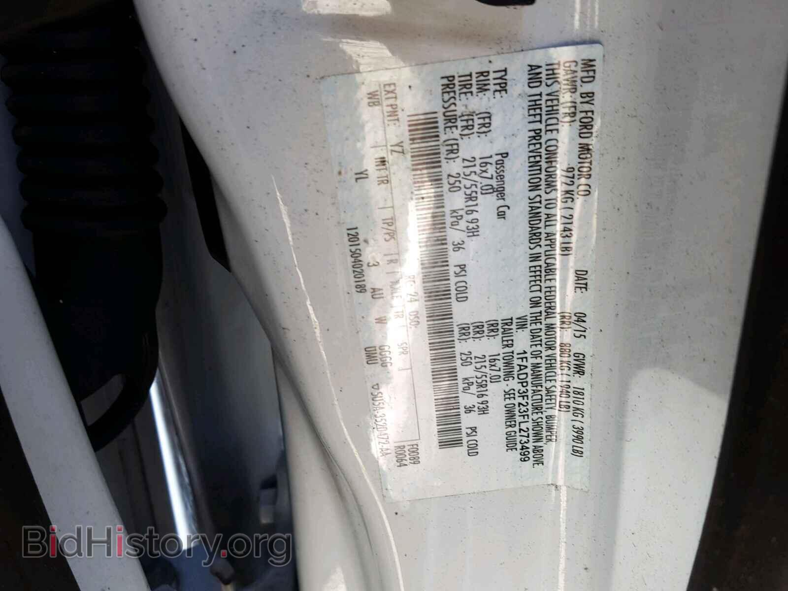 2015 FORD FOCUS SE - VIN: 1FADP3F23FL273499 - Фото 10