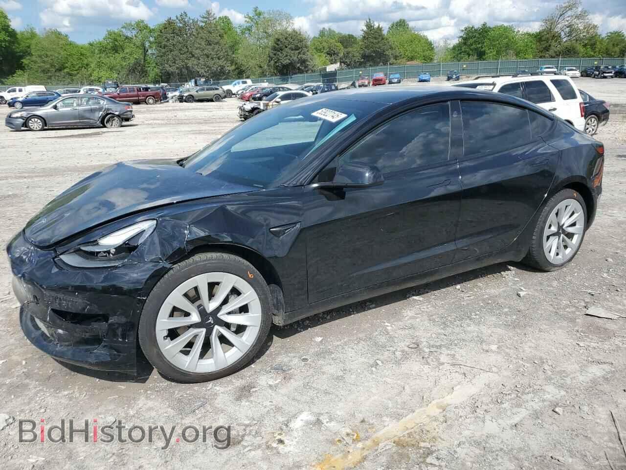 Photo 5YJ3E1EB2MF989974 - TESLA MODEL 3 2021