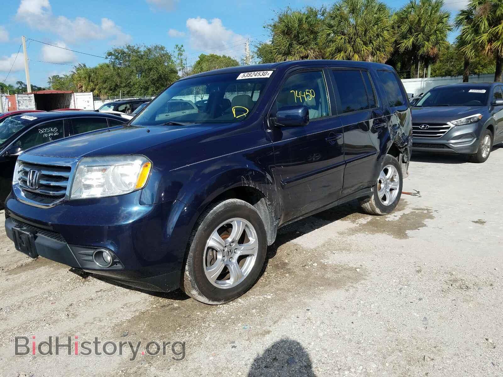 2012 HONDA PILOT - VIN: 5FNYF4H75CB023676 - Фото 2