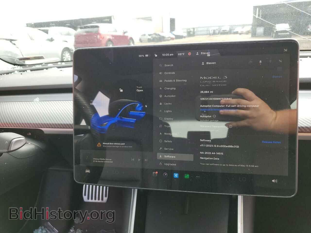 2019 TESLA MODEL 3 - VIN: 5YJ3E1EB8KF520840 - Фото 9