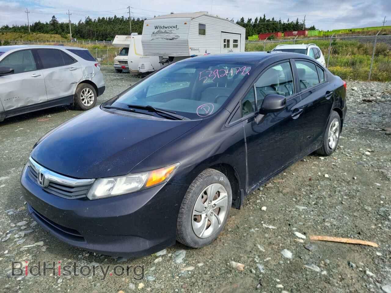 2012 HONDA CIVIC - VIN: 2HGFB2F49CH024924 - Фото 2