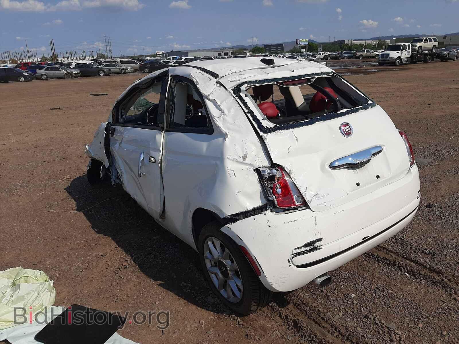 2017 FIAT 500 - VIN: 3C3CFFKR1HT553804 - Фото 3