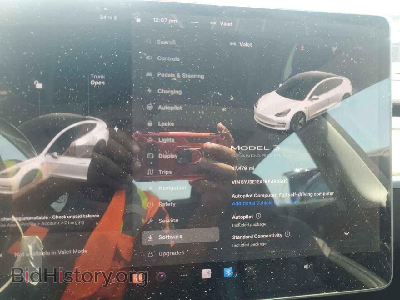 2019 TESLA MODEL 3 - VIN: 5YJ3E1EA1KF484593 - Фото 9
