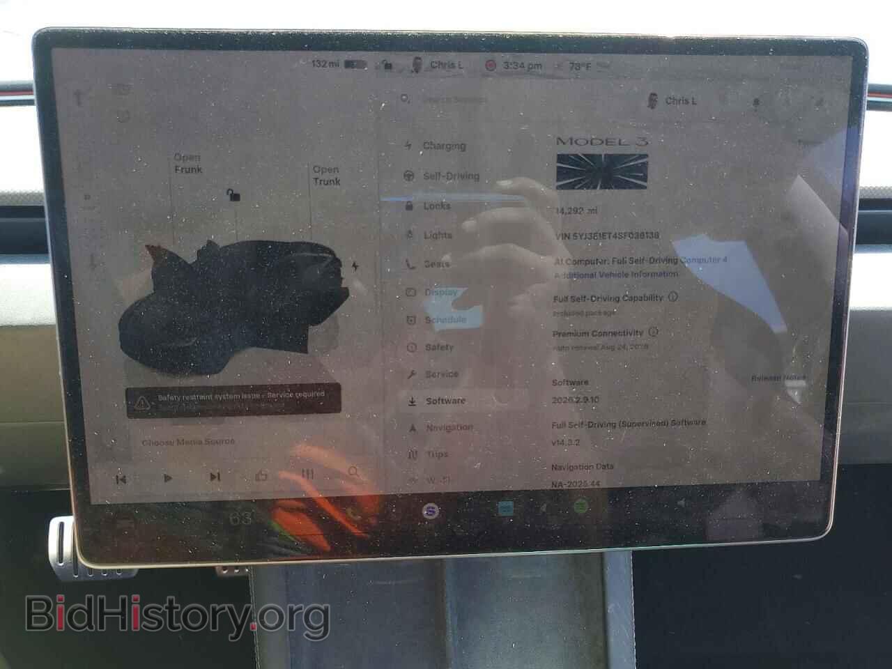 2025 TESLA MODEL 3 - VIN: 5YJ3E1ET4SF036138 - Фото 9