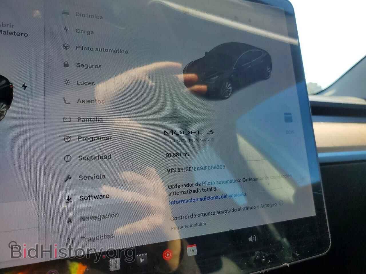 2018 TESLA MODEL 3 - VIN: 5YJ3E1EA9JF009305 - Фото 9