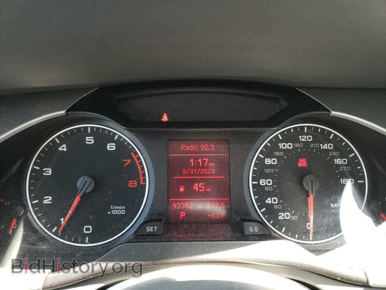 2012 AUDI A4 - VIN: WAUBFAFLXCA024557 - Фото 9