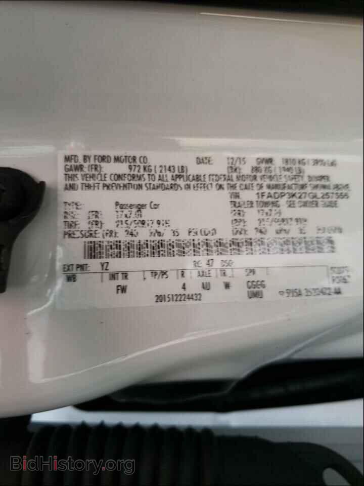 2016 FORD FOCUS - VIN: 1FADP3K27GL257555 - Photo 10