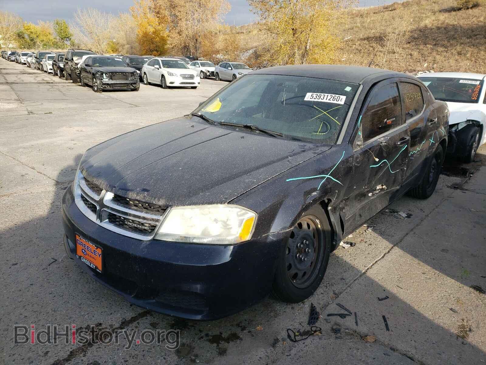 2011 DODGE AVENGER - VIN: 1B3BD4FB9BN540628 - Фото 2