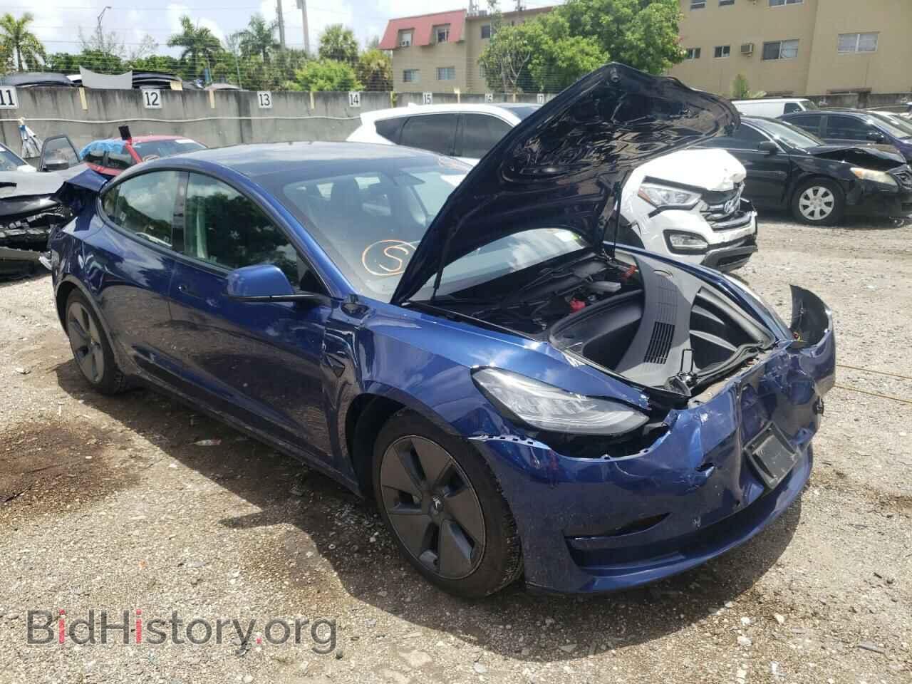 Photo 5YJ3E1EA8MF848284 - TESLA MODEL 3 2021