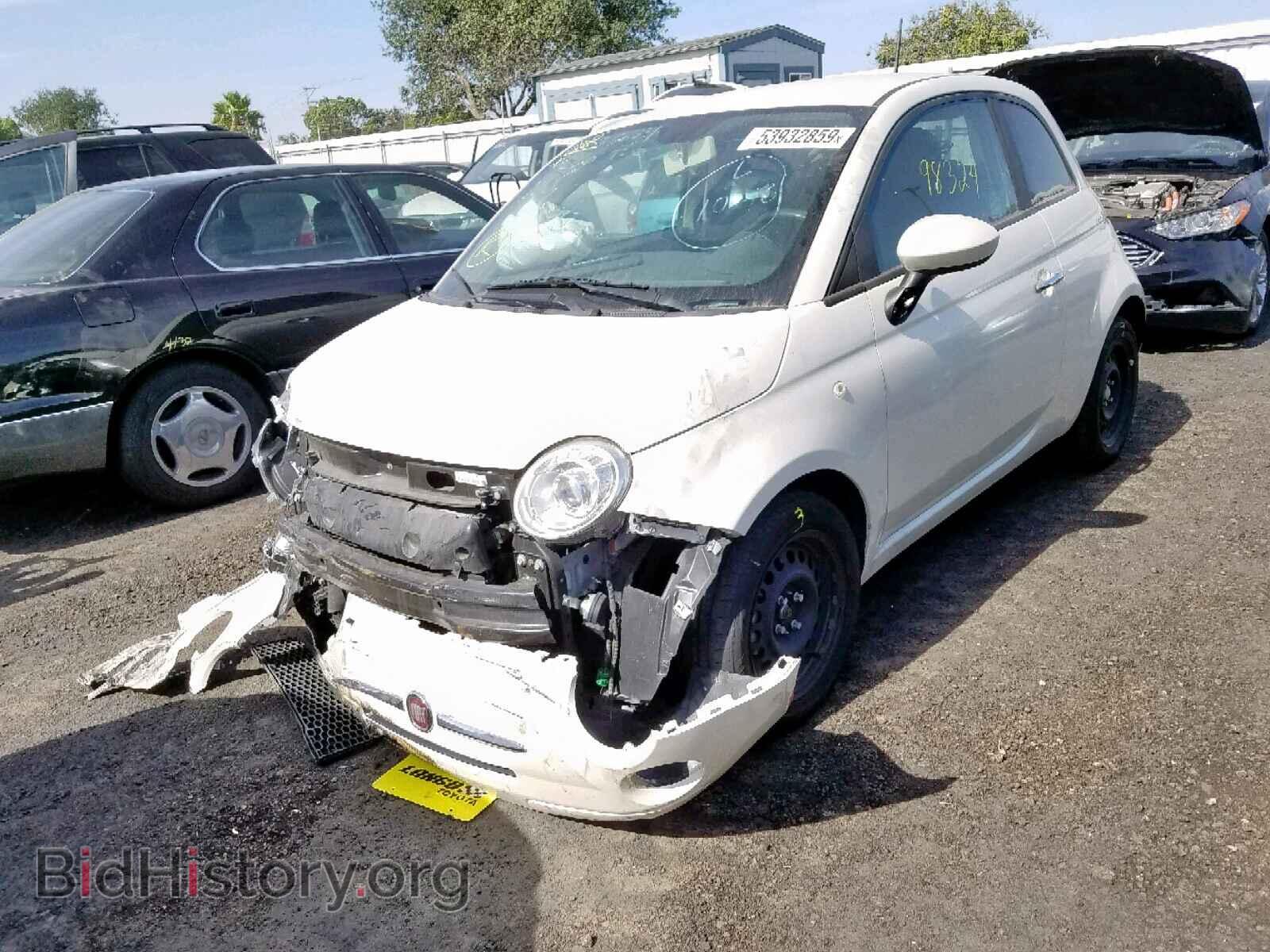 2013 FIAT 500 - VIN: 3C3CFFAR7DT663347 - Фото 2