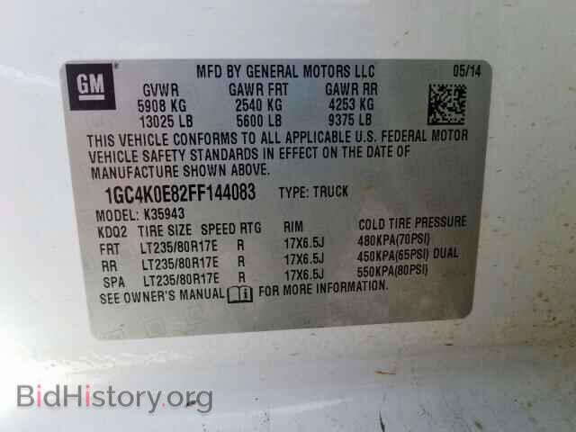 2015 CHEVROLET SILVERADO - VIN: 1GC4K0E82FF144083 - Фото 10