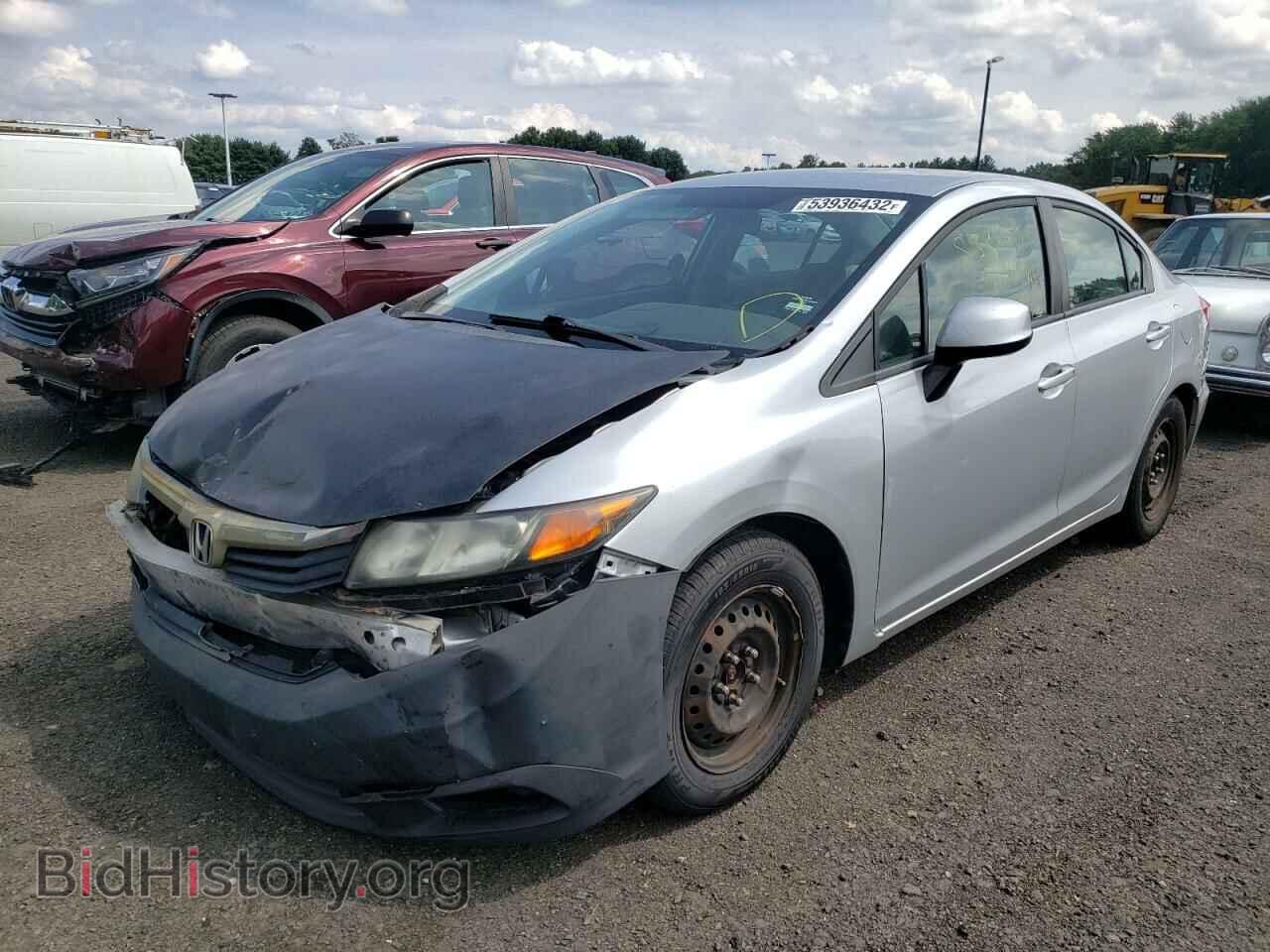 2012 HONDA CIVIC - VIN: 2HGFB2F54CH302301 - Фото 2