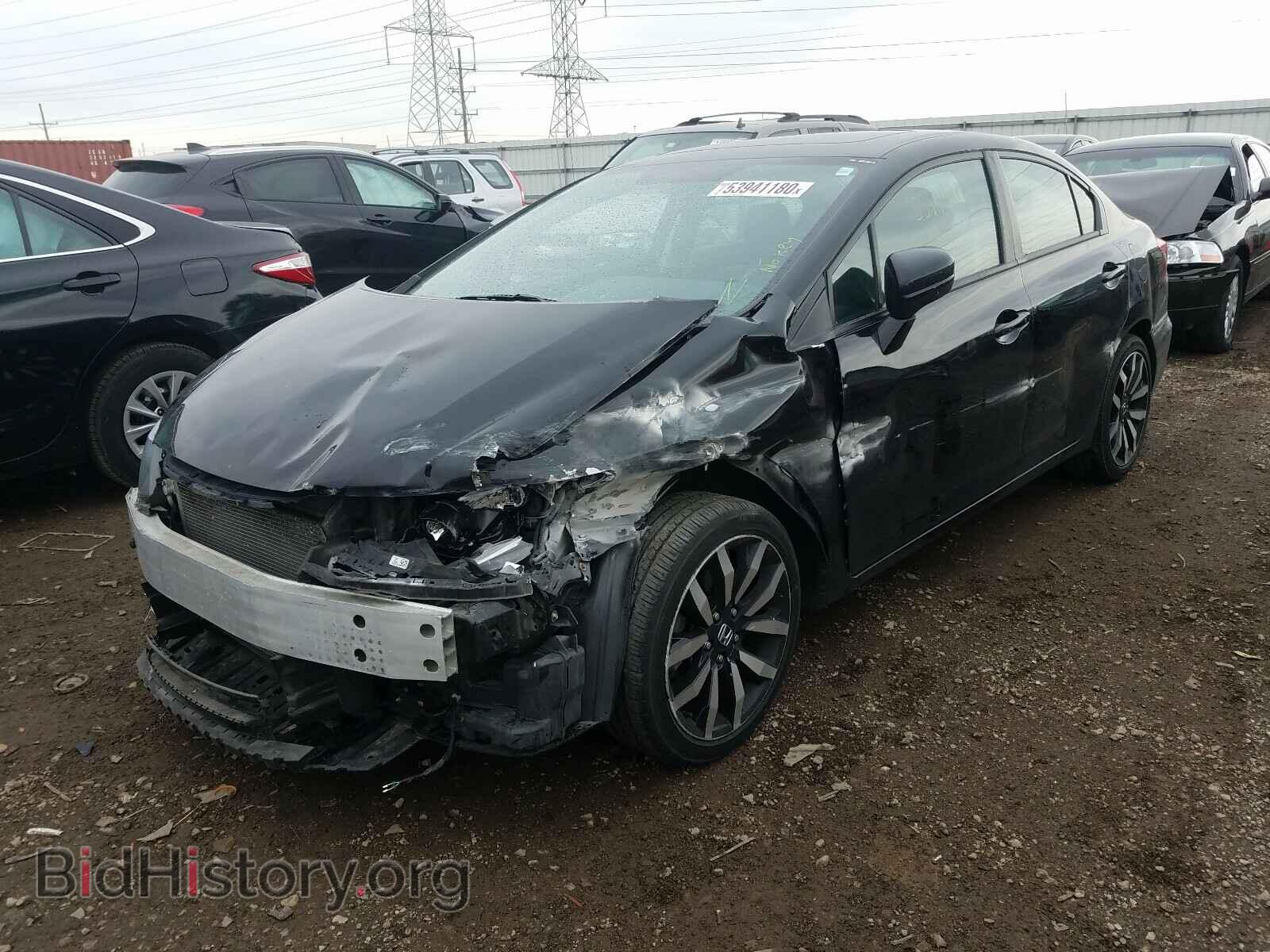 2015 HONDA CIVIC - VIN: 19XFB2F9XFE079442 - Фото 2