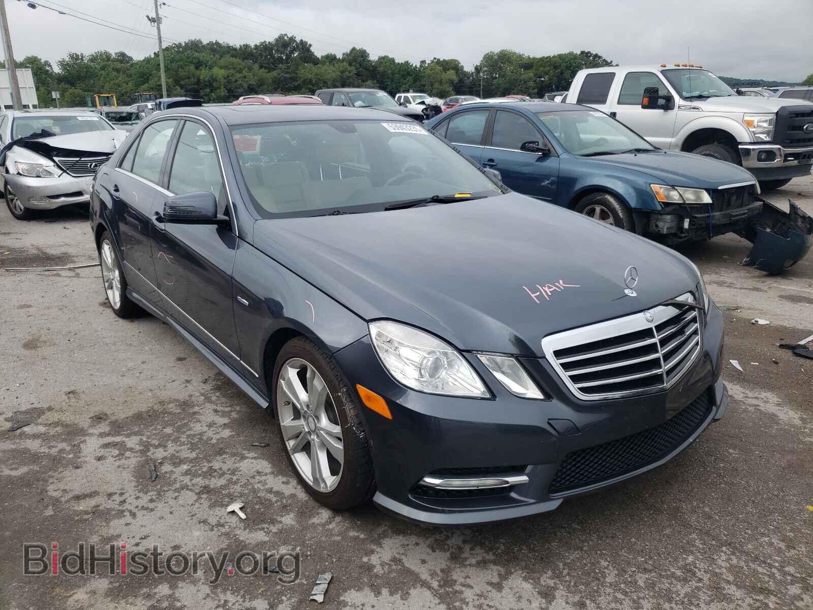 Photo WDDHF5KB3CA609276 - MERCEDES-BENZ E-CLASS 2012