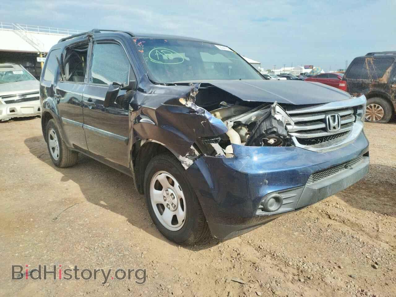Photo 5FNYF3H24DB001152 - HONDA PILOT 2013