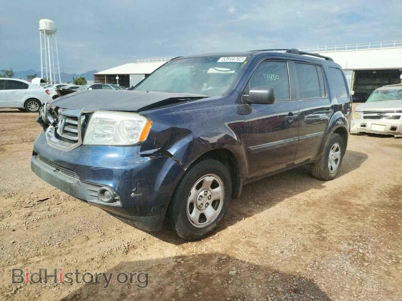 2013 HONDA PILOT - VIN: 5FNYF3H24DB001152 - Фото 2